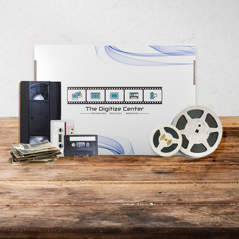 Digitize Kit - Digitize Photos | VHS Tapes | Reels | Cassettes | The Digitize Center